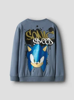New Name It Nair Sonic Sweatshirt, , 122-128 cm Flint Stone