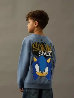 New Name It Nair Sonic Sweatshirt, , 122-128 cm Flint Stone