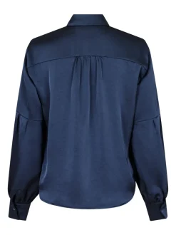 Neo Noir Naja Satin Skjorte, , 36*Dame Bluser & Skjorter