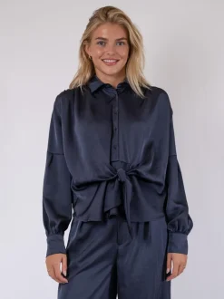 Neo Noir Naja Satin Skjorte, , 36*Dame Bluser & Skjorter