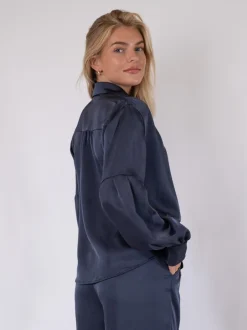 Neo Noir Naja Satin Skjorte, , 36*Dame Bluser & Skjorter