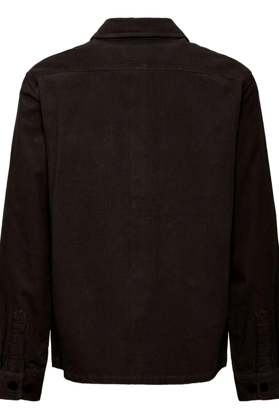 Outlet Solid Nam Overshirt, , S True Black