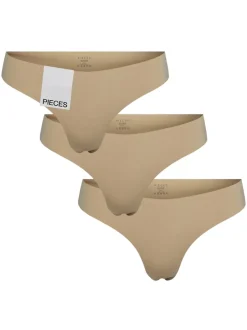 Discount Pieces Namee 3-pak G-string, , S Nude