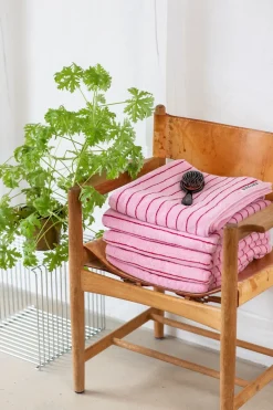 Bongusta Naram Håndklæde, Baby Pink & Ski Patrol Red, 70x140 cm* Håndklæder & Vaskeklude