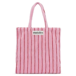 Clearance Bongusta Naram Totebag, Baby Pink & Ski Patrol Red Baby Pink & Ski Patrol Red