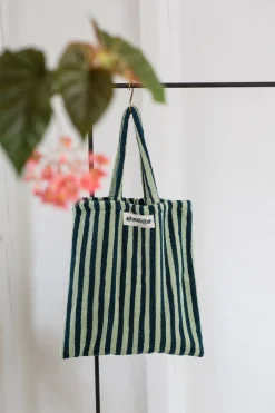 Bongusta Naram Totebag, Sea Foam & Deep Teal*Dame Muleposer & Indkøbsnet