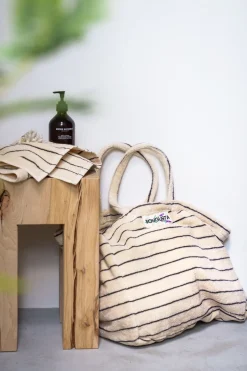 New Bongusta Naram Weekendtaske, Creme & Ink Creme & Ink