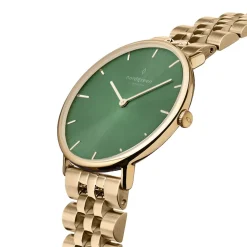 Sale Nordgreen Native NR32GO5LGOOG Dameur, , 32 mm Guld/Grøn
