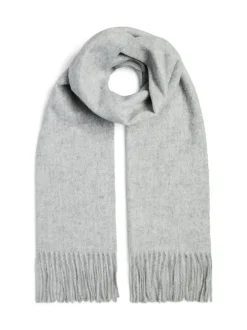 Online Pieces Naya Halstørklæde, Light Grey Melange