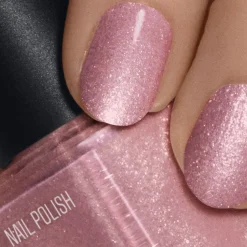 Online Nilens Jord Neglelak, Glitter Pink