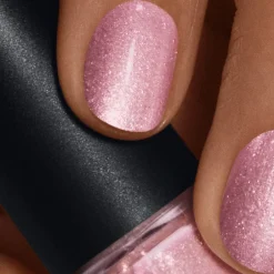 Online Nilens Jord Neglelak, Glitter Pink