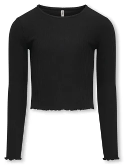 KIDS ONLY Nella O-Neck Bluse, , 158-164 cm*Børn Bluser