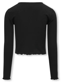 KIDS ONLY Nella O-Neck Bluse, , 158-164 cm*Børn Bluser