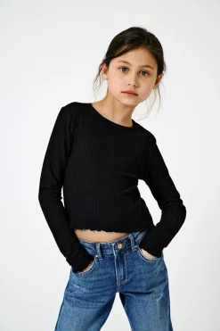 KIDS ONLY Nella O-Neck Bluse, , 158-164 cm*Børn Bluser