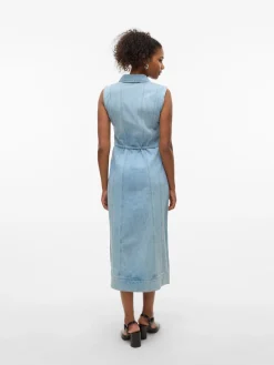 Vero Moda Nenya Denimkjole, , L*Dame Kjoler