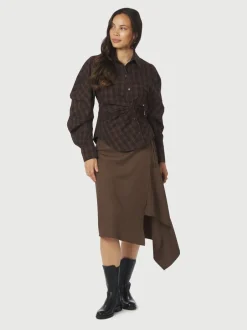 Neo Noir Neoella Check Skjorte, , 38*Dame Bluser & Skjorter