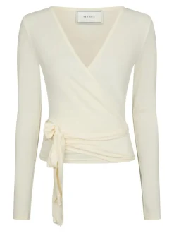 Neo Noir Nia Jersey Wrap Bluse, , 36*Dame Bluser & Skjorter