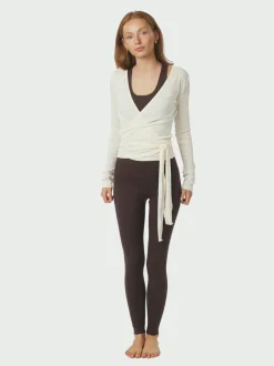 Neo Noir Nia Jersey Wrap Bluse, , 36*Dame Bluser & Skjorter