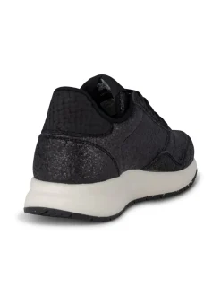 Woden Nicoline Glitter Sneakers, , 39 Black