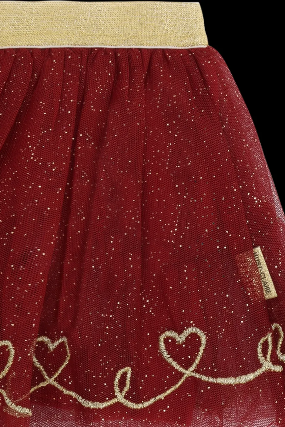 Hot Hust & Claire Ninna Tulle Nederdel, , 80 cm Teaberry