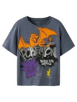 Clearance Name It Nirel Pokemon T-shirt, , 134-140 cm Flint Stone