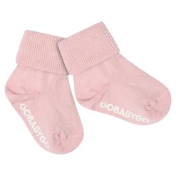 Outlet GoBabyGo Non-Slip Cotton Strømper, , 23-26 Soft Pink
