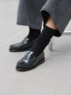 Online Playboy Footwear Norah Loafers, , 39 Black Polido