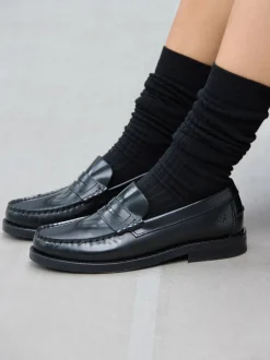 Online Playboy Footwear Norah Loafers, , 39 Black Polido