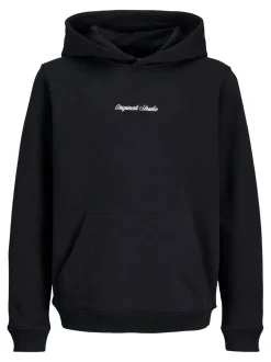 New Jack & Jones Junior Norrebro Emb Hættetrøje, , 164 cm Black