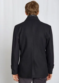 Outlet Bruun & Stengade Northland Regular Fit Frakke, , L Black