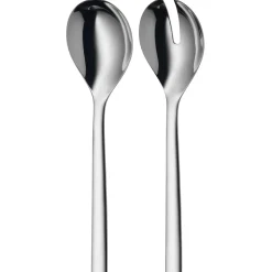 WMF Nuova Salat Serveringssæt, Rustfrit Stål, 25 cm* Køkken|Bestik