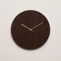 Sale Hemverk Oak Vægur, , Ø28 cm Dark Oak/Copper