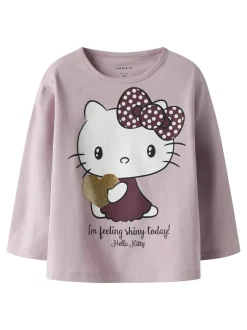 Sale Name It Obba Hellokitty Bluse, , 116 cm Keepsake Lilac