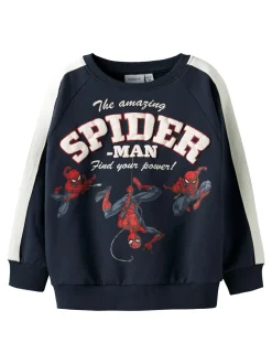 Clearance Name It Obert Spiderman Sweatshirt, , 92 cm Navy Blazer