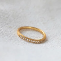 byBiehl Ocean Flow Sparkle Band Ring, , 52*Dame Ringe