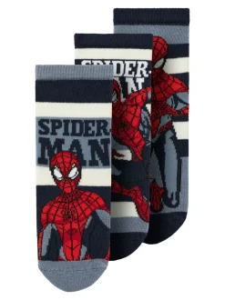 Name It Octavius Spiderman 3-pak Strømper, , 28-30*Børn Sokker & Strømper