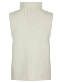 Discount Neo Noir Odelia Knit Vest, , 38 Off White