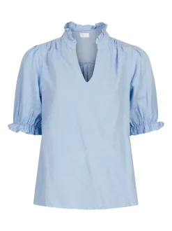 Neo Noir Odesa Linen Bluse, , 40*Dame Bluser & Skjorter
