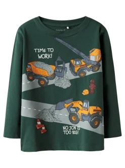 Online Name It Ofek Tonka Bluse, , 116 cm Bistro Green