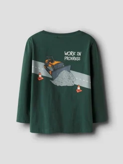 Online Name It Ofek Tonka Bluse, , 116 cm Bistro Green