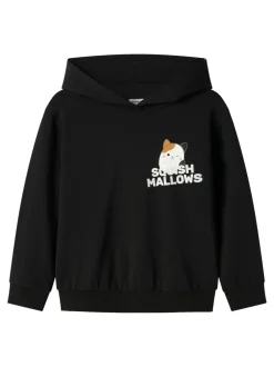 Online Name It Ofi Squish Sweatshirt, , 122-128 cm Black