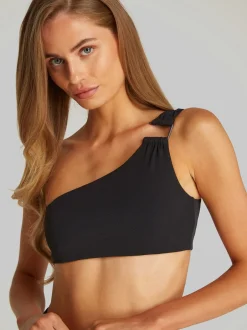 Calvin Klein One Shoulder Bikinitop, , S*Dame Badetøj