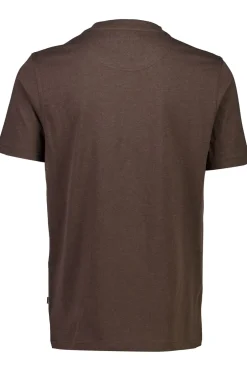 Clearance Bison O-Neck T-shirt, , L Dk Brown