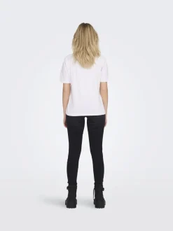 Best ONLY Kortærmet T-shirt, , S White