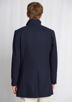 Best Bruun & Stengade Ontario Slim Fit Frakke, , XXL Navy