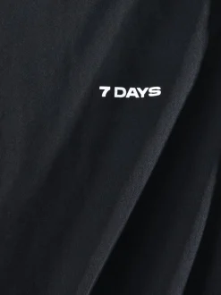 Hot 7 DAYS Active Organic Basic T-shirt, , M Black
