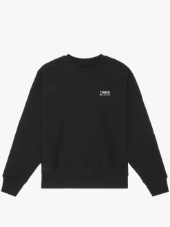 7 DAYS Active Organic Fitted Crewneck Sweatshirt, , M*Dame Loungewear|Strik & Sweatshirts