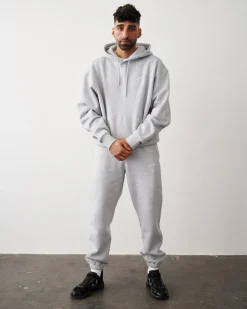 Discount 7 DAYS Active Organic Regular Hættetrøje, , L Heather Grey