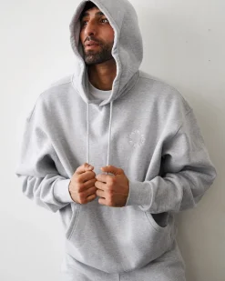 Discount 7 DAYS Active Organic Regular Hættetrøje, , L Heather Grey