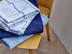 Discount Södahl Organic Vista Håndklæde, , 50x100 cm Linen Blue